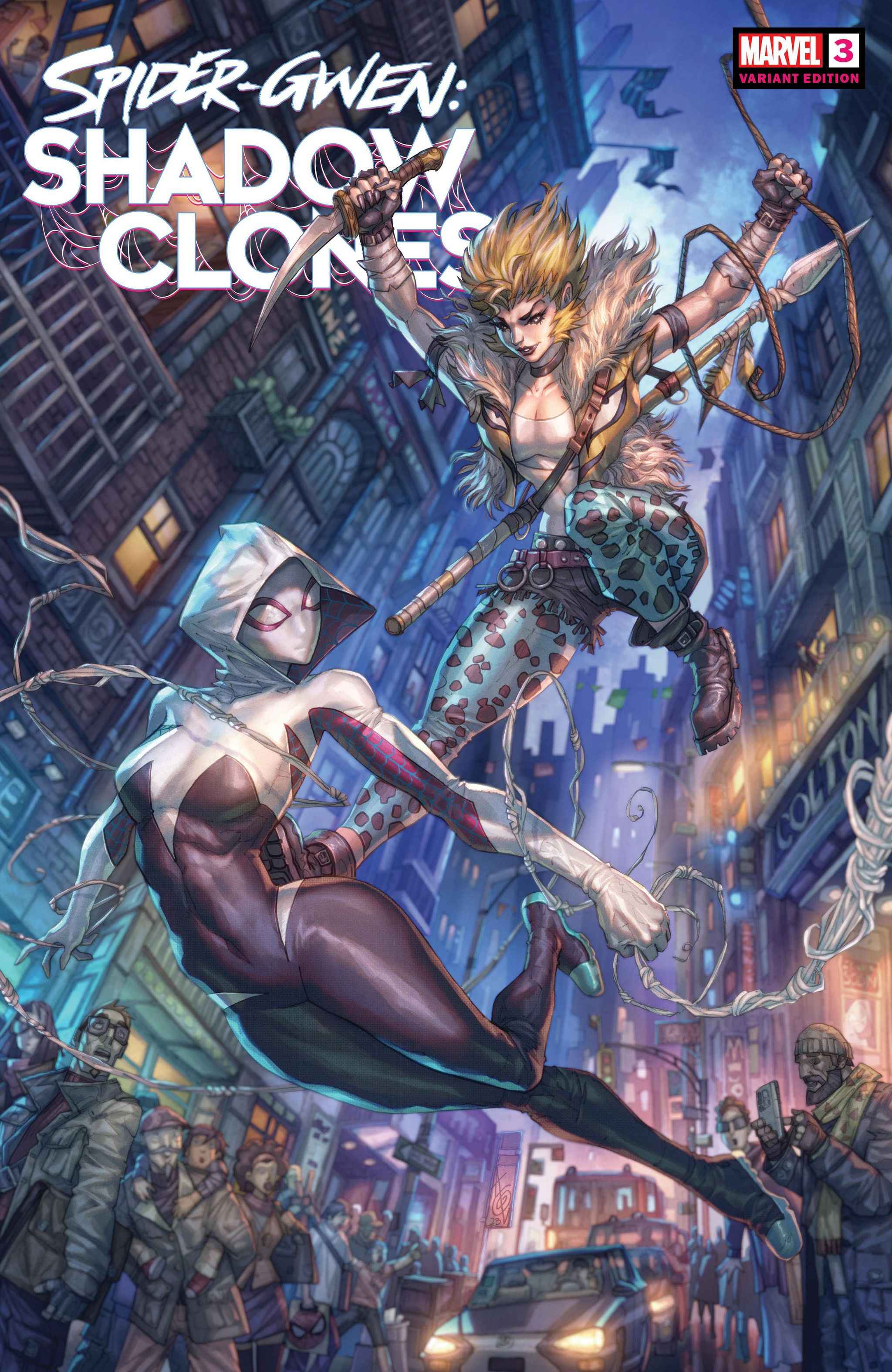 SPIDER-GWEN: SHADOW CLONES #3 (ALAN QUAH EXCLUSIVE VARIANT)(2023) COMIC BOOK Main image