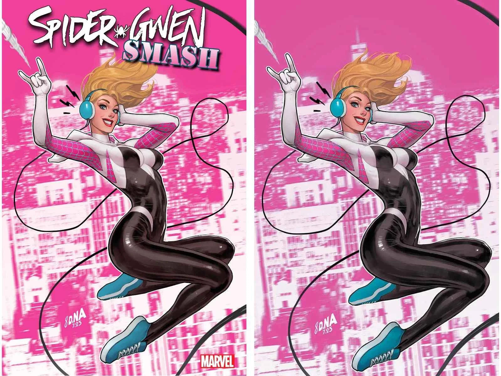 SPIDER-GWEN: SMASH #1 (DAVID NAKAYAMA EXCLUSIVE TRADE/VIRGIN VARIANT SET) Main image