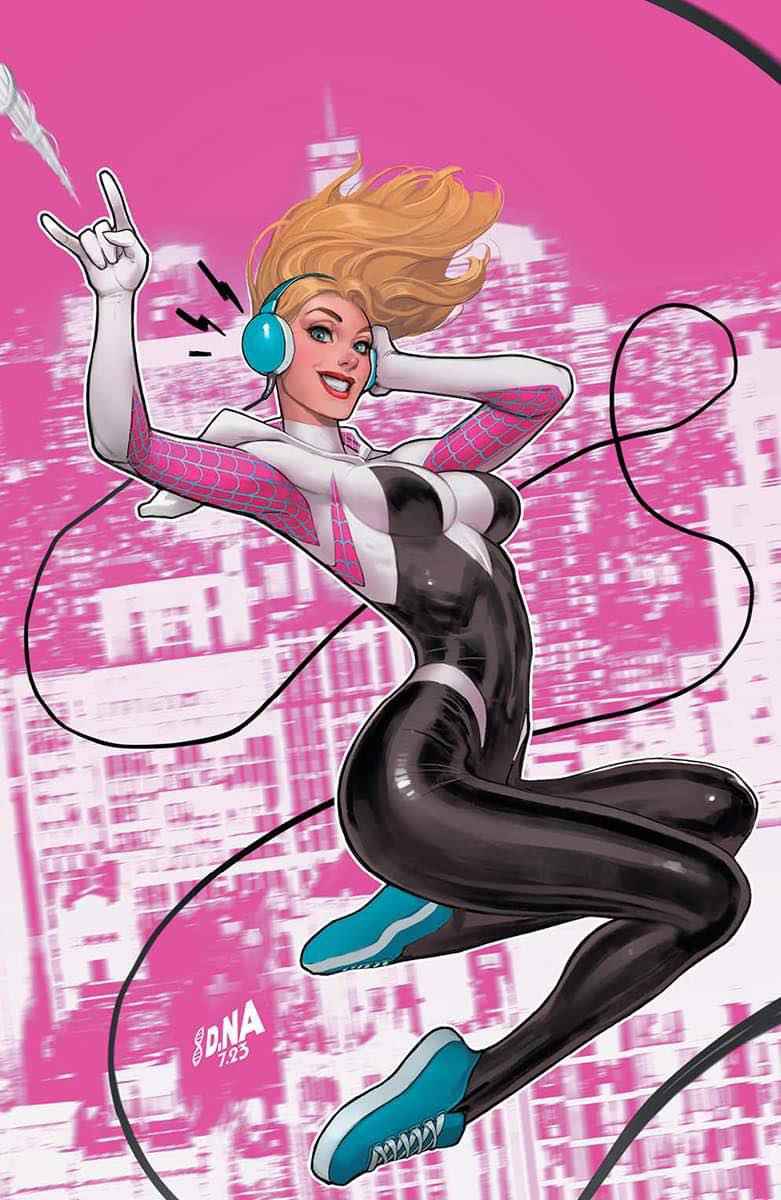 SPIDER-GWEN: SMASH #1 (DAVID NAKAYAMA EXCLUSIVE VIRGIN VARIANT)(2023) COMIC BOOK Main image