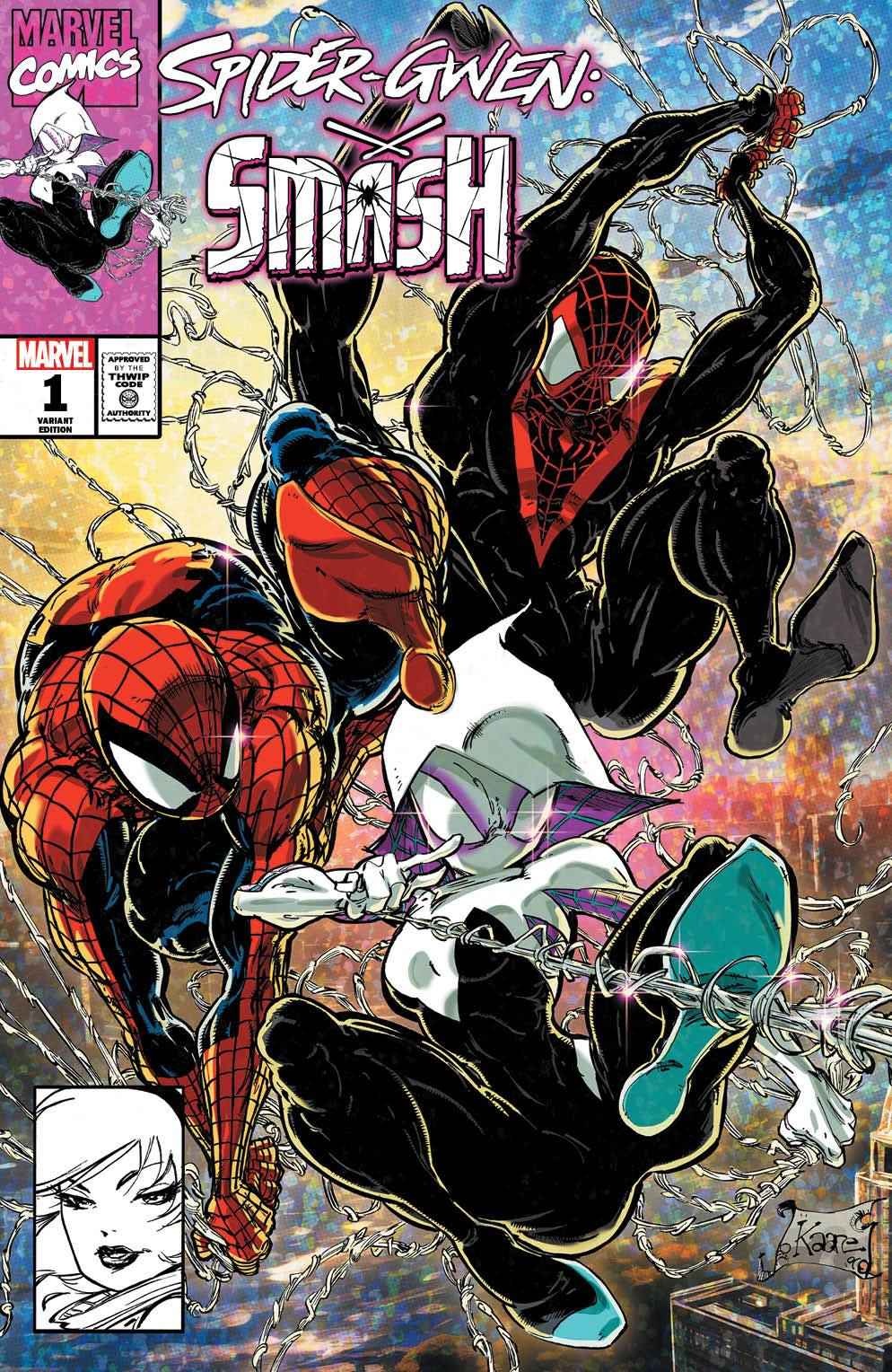 SPIDER-GWEN: SMASH #1 (KAARE ANDREWS EXCLUSIVE VARIANT)(2023) COMIC BOOK Main image