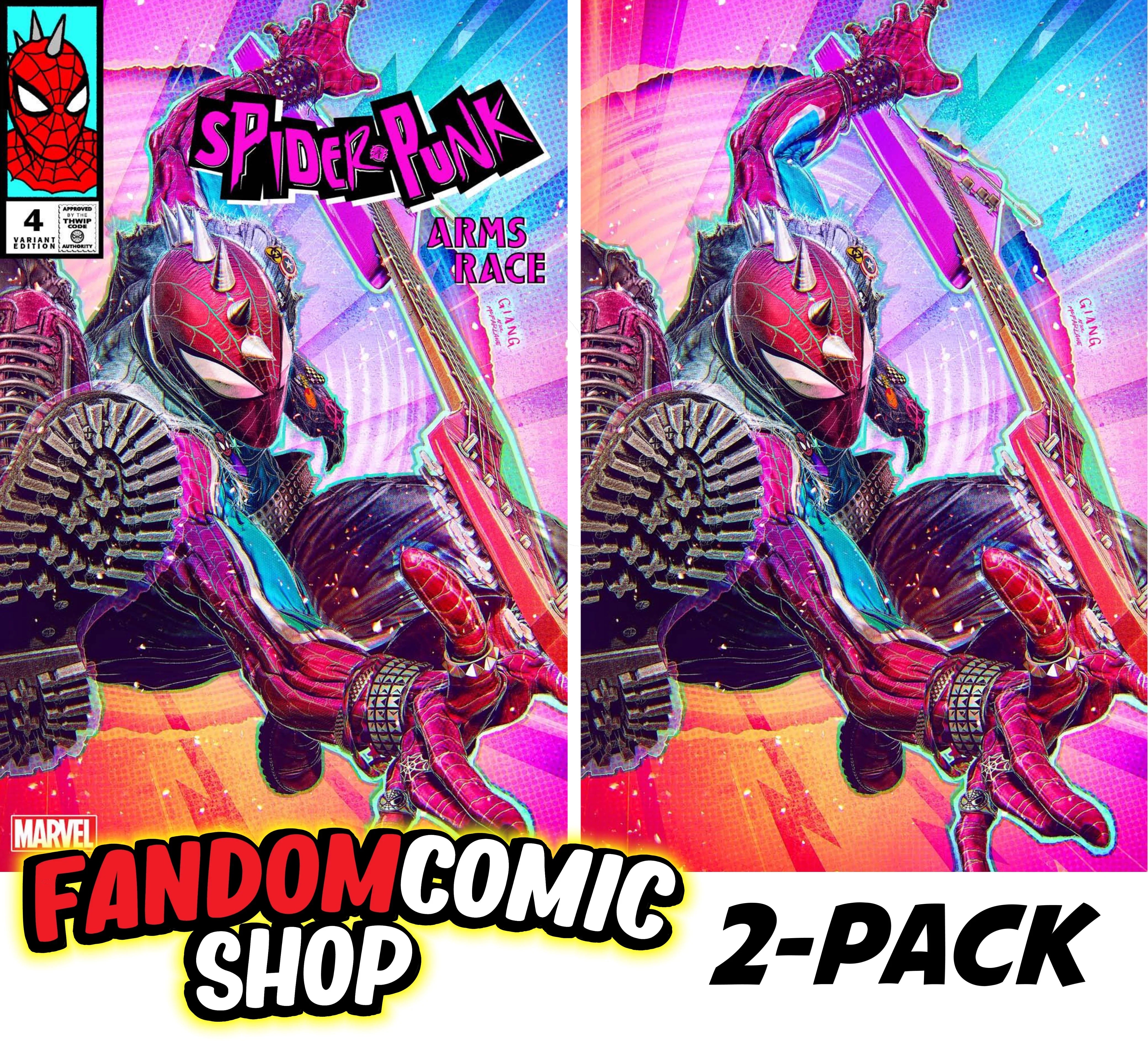 SPIDER-PUNK: ARMS RACE #4 (JOHN GIANG EXCLUSIVE TRADE/VIRGIN VARIANT SET) Main image