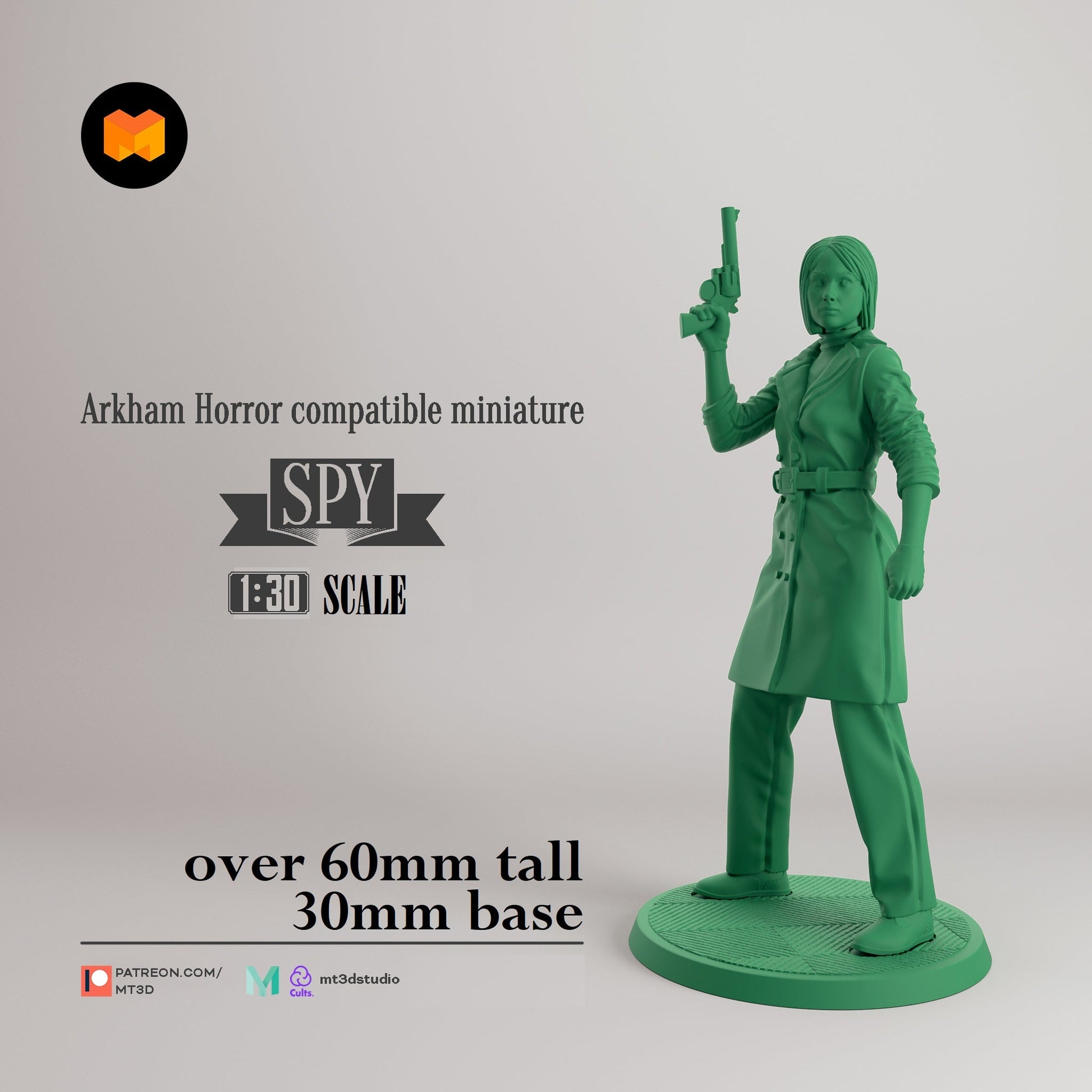 Arkham Compatible Investigator: The Spy (Trish Scarborough)