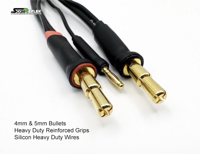 Jumper Cables - PRO 2S LiPo Charging Cable (XT60 to Bullets)