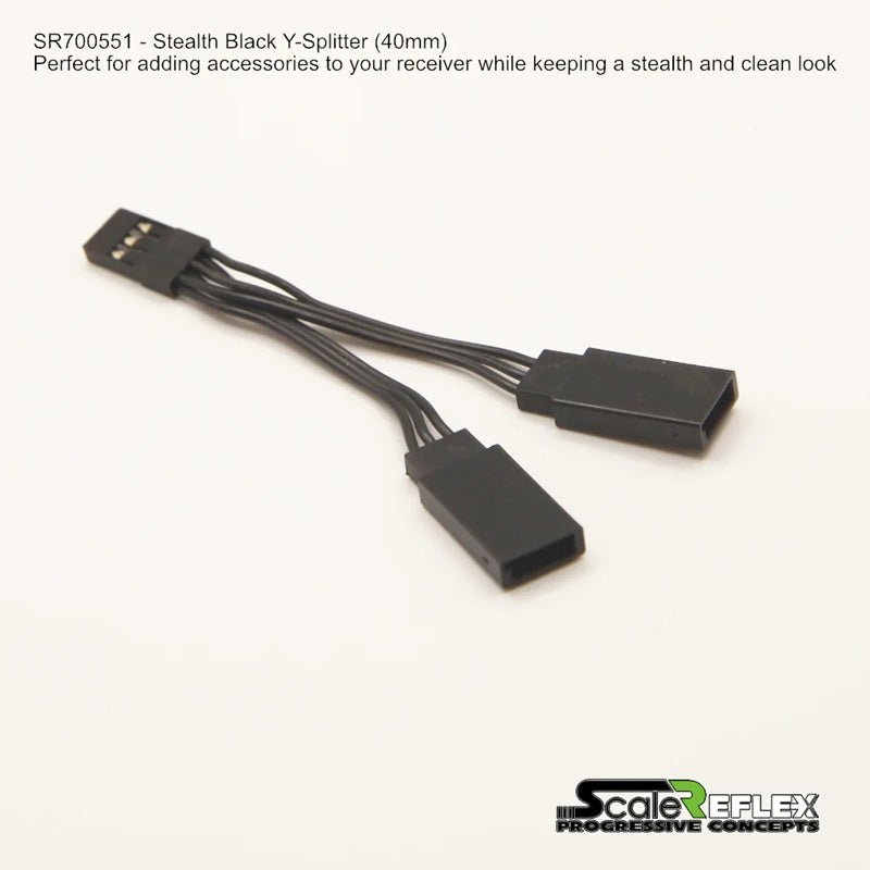 Y Splitter - 40mm All Black