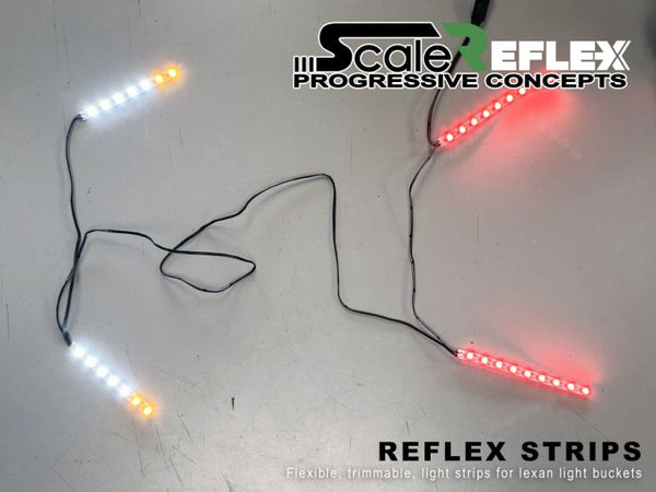 Strip - LEDs for Lexan Light Bucket Kit (Wht, Amb, Red)