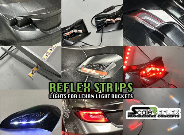 Strip - LEDs for Lexan Light Bucket Kit (Wht, Amb, Red)