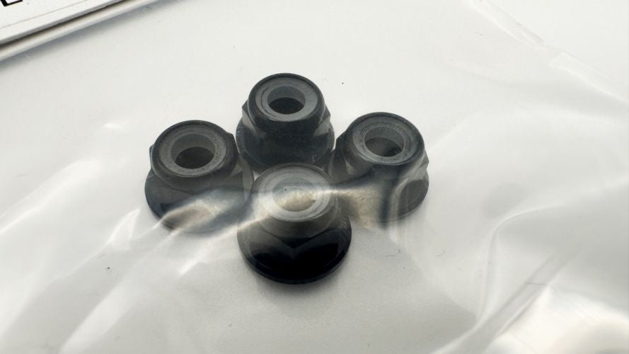 4mm Wheel Nuts - 4 Pack - Choose Color