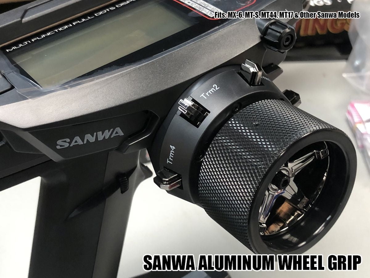 Wheel Grip - Replacement Compatible with Futaba and Sanwa - Choose color