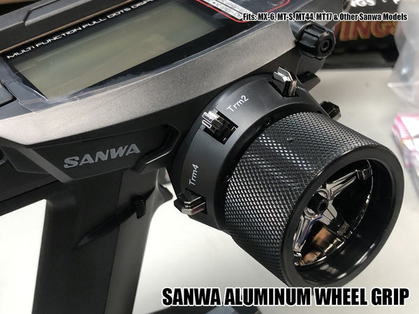Wheel Grip - Replacement Compatible with Futaba and Sanwa - Choose color