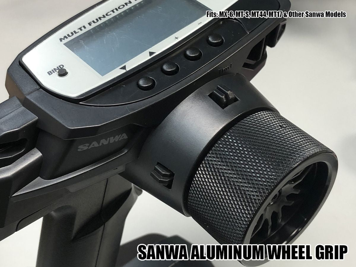 Wheel Grip - Replacement Compatible with Futaba and Sanwa - Choose color