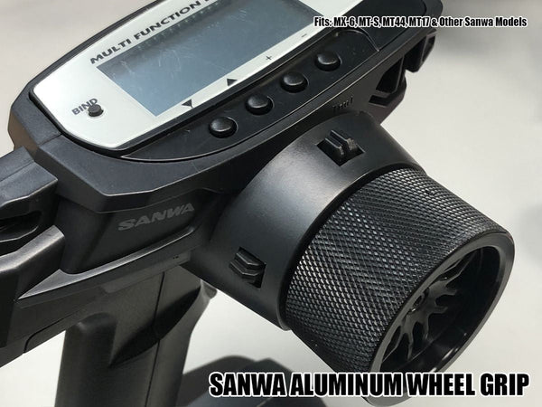 Wheel Grip - Replacement Compatible with Futaba and Sanwa - Choose color