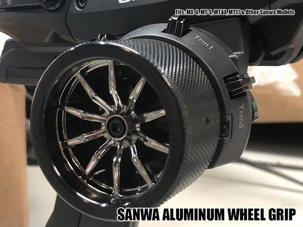 Wheel Grip - Replacement Compatible with Futaba and Sanwa - Choose color