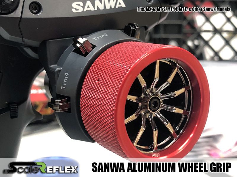 Wheel Grip - Replacement Compatible with Futaba and Sanwa - Choose color