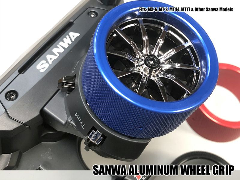 Wheel Grip - Replacement Compatible with Futaba and Sanwa - Choose color