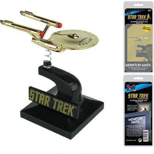 Star Trek: The Original Series 24kt Gold Plated Enterprise Monitor Mate - Convention Exclusive Main image