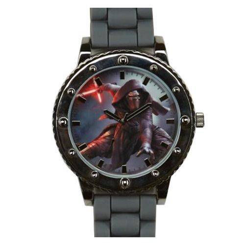 Star Wars: Episode VII - The Force Awakens Kylo Ren Gray Silicone Strap Watch Hover Image