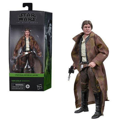 Star Wars: Return of the Jedi - The Black Series 6-Inch Action Figure - Select Figure(s) Han Solo (Endor Trenchcoat)