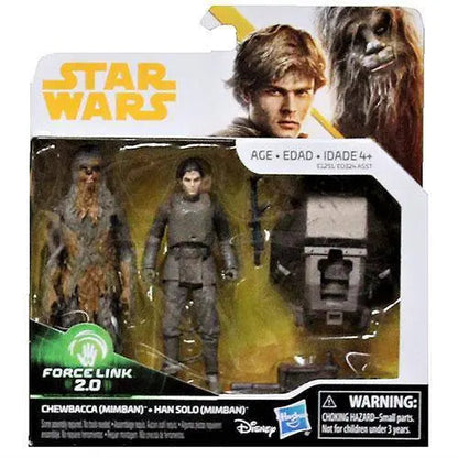 Star Wars Solo 3 3/4-Inch Action Figure - Select Figure(s) Chewbacca & Han Solo (Mimban)