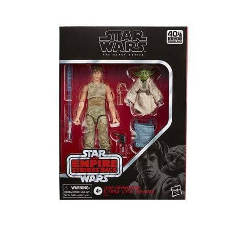 Star Wars The Black Series - 40th Anniversary The Empire Strikes Back - 6-Inch Action Figure - Select Figure(s) Luke Skywalker and Yoda (Jedi Training)