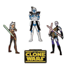 Star Wars: The Clone Wars Enamel Pin Set - Entertainment Earth Exclusive -