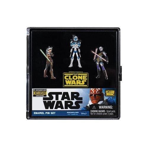 Star Wars: The Clone Wars Enamel Pin Set - Entertainment Earth Exclusive - Hover Image