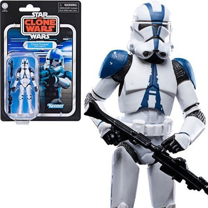 Star Wars: The Clone Wars - The Vintage Collection - 3.75-Inch Action Figure - Select Figure(s) Clone Trooper (501st Legion)