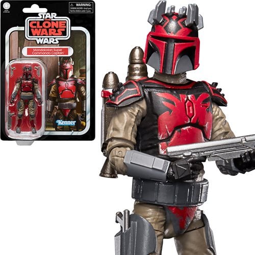 Star Wars: The Clone Wars - The Vintage Collection - 3.75-Inch Action Figure - Select Figure(s) Mandalorian Super Commando Captain