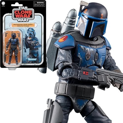 Star Wars: The Clone Wars - The Vintage Collection - 3.75-Inch Action Figure - Select Figure(s) Mandalorian Death Watch Airborne Trooper