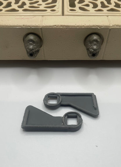 STAR WARS vintage 1983 JABBA THE HUTT Playset Gargoyle Hinges Repro Part Kenner