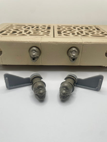 STAR WARS vintage 1983 JABBA THE HUTT Playset Gargoyle Hinges Repro Part Kenner