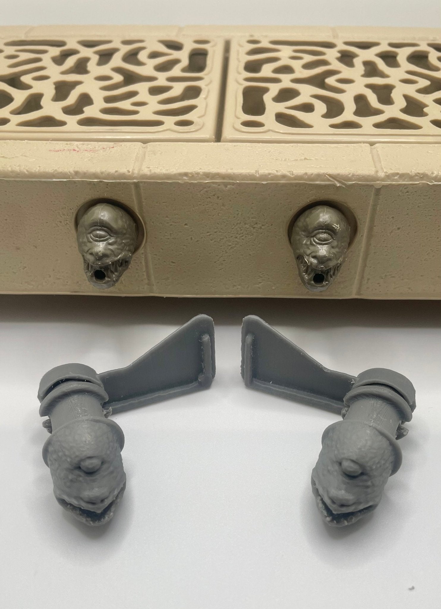 STAR WARS vintage 1983 JABBA THE HUTT Playset Gargoyle Hinges Repro Part Kenner