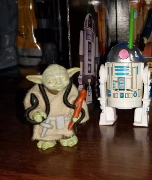 Star Wars Vintage Yoda Walking Cane & Belt Replacement 1983 1980 Repro Part kenner toys - Collectors World Toys