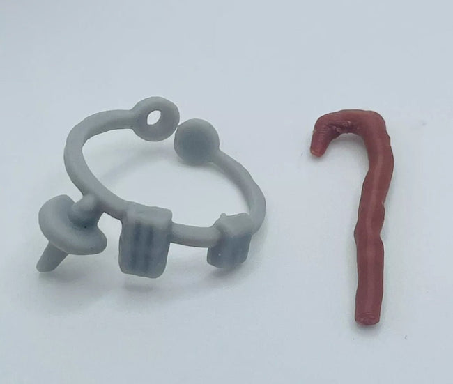 Star Wars Vintage Yoda Walking Cane & Belt Replacement 1983 1980 Repro Part kenner toys - Collectors World Toys Hover Image