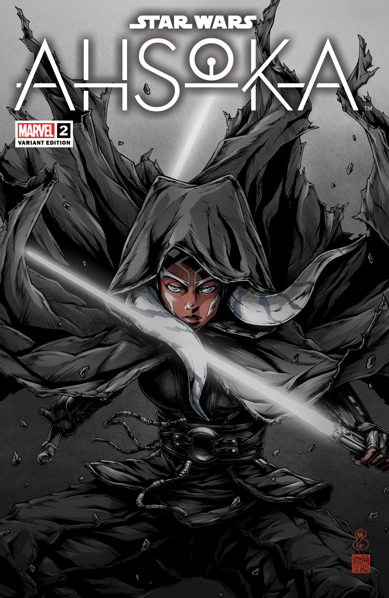 STAR WARS: AHSOKA #2 (TAKASHI OKAZAKI EXCLUSIVE VARIANT)(PART 2 OF 8) ~ Marvel Main image