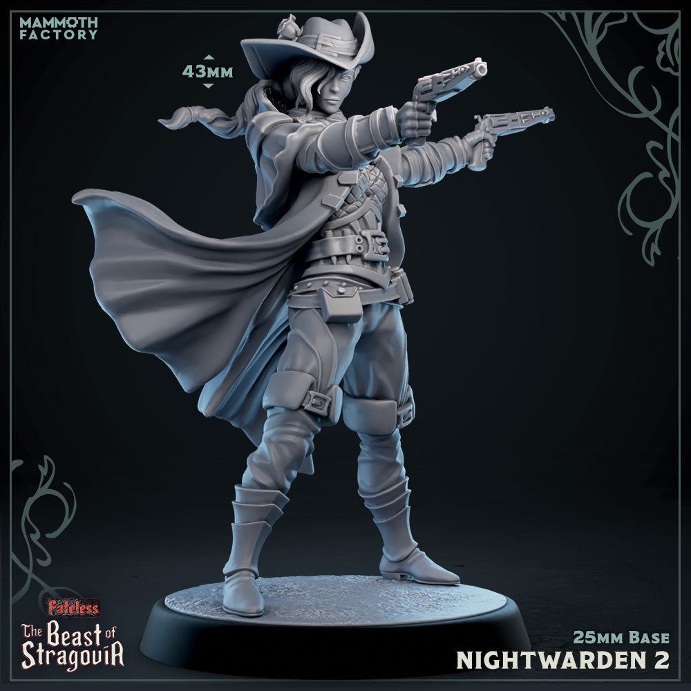 Stragovian Nightwarden: Sculpt 2 (Female Human Gunslinger) Main image