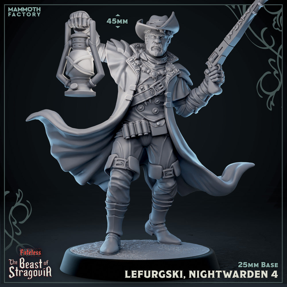 Stragovian Nightwarden: Sculpt 4 (Male Human Ranger) Main image
