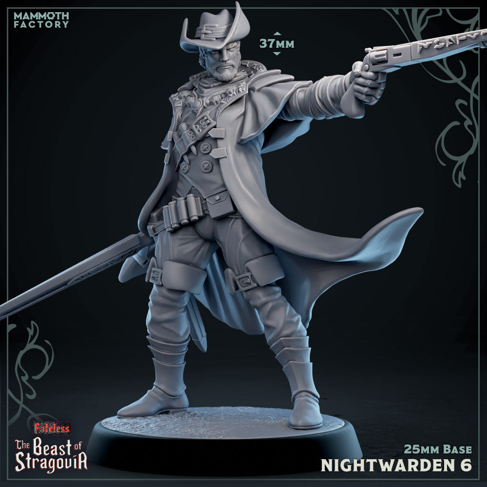 Stragovian Nightwarden: Sculpt 6 (Male Human Ranger) Main image