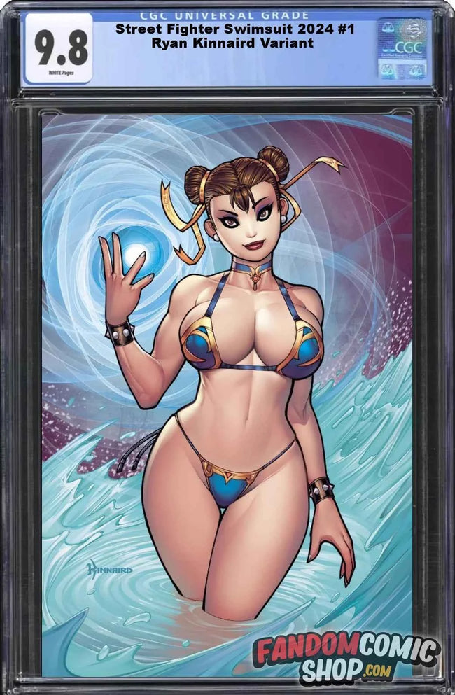 STREET FIGHTER 2024 SWIMSUIT ISSUE #1 (RYAN KINNAIRD EXCLUSIVE VIRGIN VARIANT A)(2024) ~ CGC Graded 9.8 Hover Image