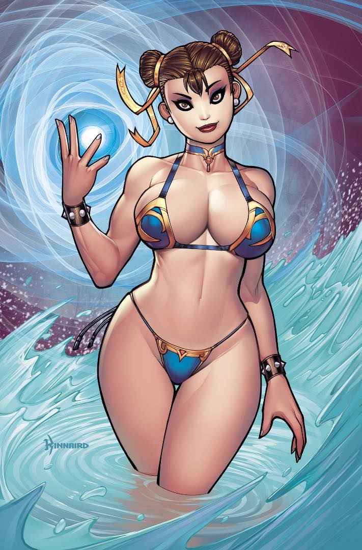 STREET FIGHTER 2024 SWIMSUIT ISSUE #1 (RYAN KINNAIRD EXCLUSIVE VIRGIN VARIANT A)(2024) COMIC BOOK Main image