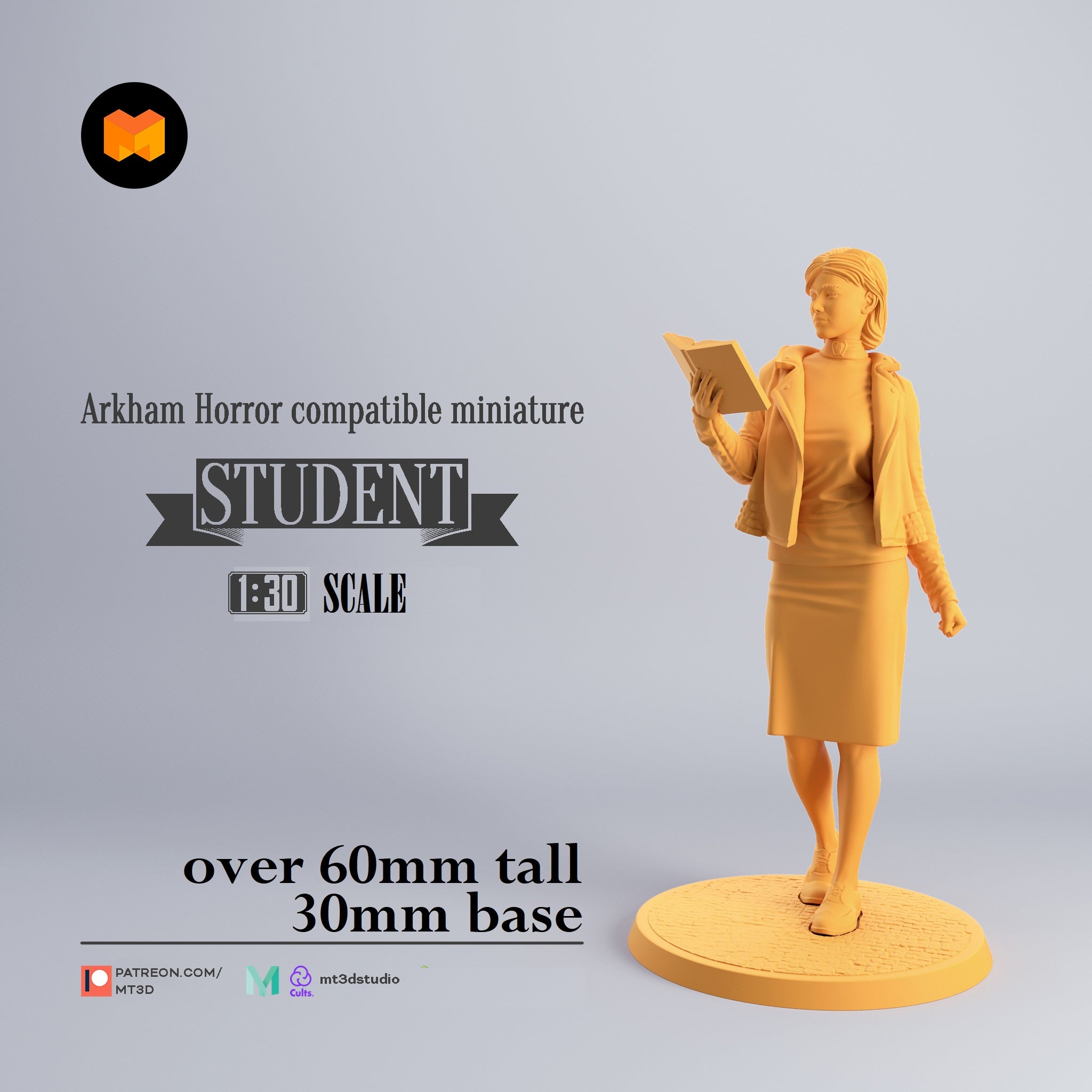 Arkham Compatible Investigator: The Student (Amanda Sharpe) Main image