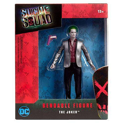 Suicide Squad The Joker 5-Inch Bendable Action Figure Hover Image