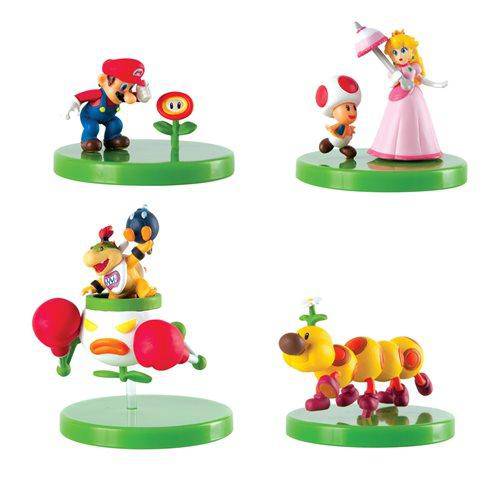 Super Mario Bros. Buildable Figures - (1) Random capsule with (1) Figure - Collectors World Toys