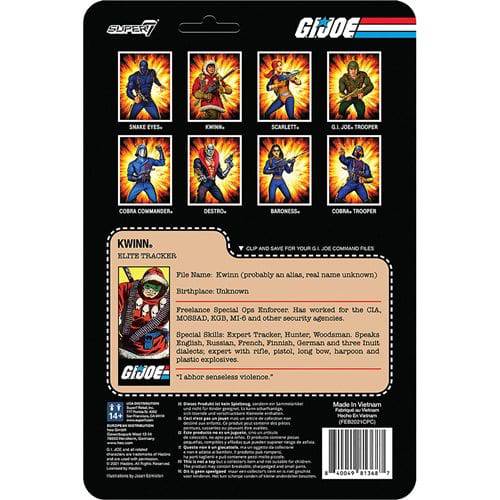 Super7 G.I. Joe 3 3/4-Inch ReAction Figure - Select Figure(s) - Collectors World Toys