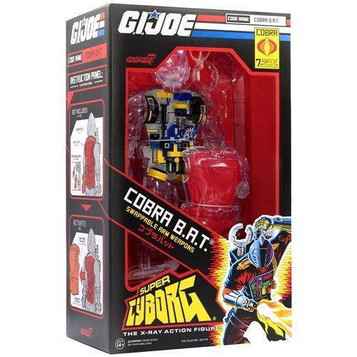 Super7 G.I. Joe Cobra B.A.T. Super Cyborg Vinyl Figure - Select Figure(s) Super Cyborg Clear