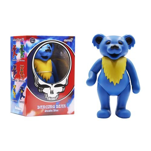 Super7 Grateful Dead Dancing Bears Wave 2 Reaction Figure - Select Figure(s) Stealie Blue