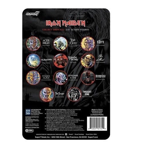 Super7 Iron Maiden Reaction Figure (Glow) (AE Exclusive) - Select Figure(s) - Collectors World Toys