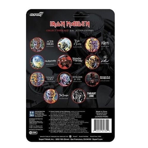 Super7 Iron Maiden Reaction Figure (Glow) (AE Exclusive) - Select Figure(s) - Collectors World Toys