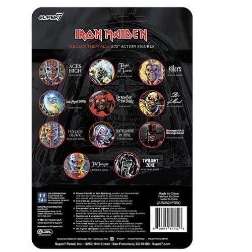 Super7 Iron Maiden Reaction Figure (Glow) (AE Exclusive) - Select Figure(s) - Collectors World Toys