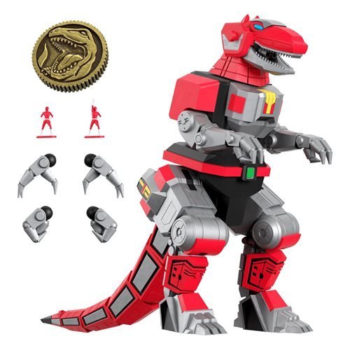 Super7 Power Rangers Ultimates 7-Inch Action Figure - Select Figure(s) Tyrannosaurus Dinozord