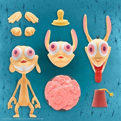 Super7 Ren & Stimpy Deluxe 6-Inch Action Figure - Select Figure(s) - Collectors World Toys
